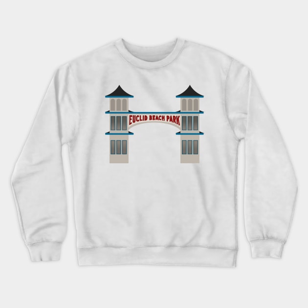 Euclid Beach Park Crewneck Sweatshirt by carcinojen